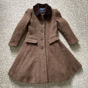 Ralph Lauren wool princess coat